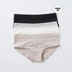 LEONISA - Hipster de Algodón Mujer