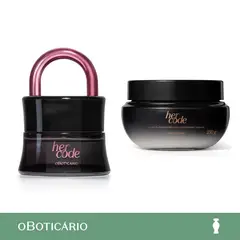 HER CODE - Kit Hercode Touch Perfume + Crema