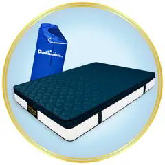 DORMILANDIA - Colchón Doble Firmeza Media Ortopédico Resortado con Pillow Dublín 140 x 190 cm