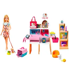 BARBIE - Muñeca Barbie: Tienda para mascotas