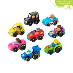 FISHER PRICE - Carro Little People Vehículos Wheelies Sorpresa
