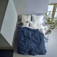 KARYTEX - Edredón Con Ovejero Cama Queen Color Navy