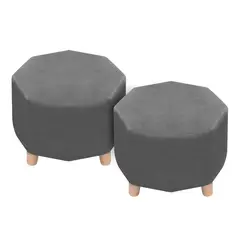 DORMILANDIA - Puff Moderno en Microfibra 28 x 30 cm