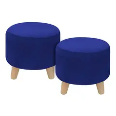 DORMILANDIA - Puff Moderno en Microfibra 28 x 30 cm