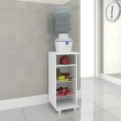 MUEBLES 2020 - Mueble auxiliar de cocina Lisboa blanco