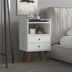 MUEBLES 2020 - Mesa de Noche Laos Negro