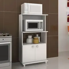 MUEBLES 2020 - Mueble auxiliar de cocina Victoria blanco