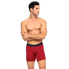 REYMON - Bóxer Básico En Poliéster Semilargo Para Hombre Ref3089