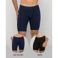 REYMON - Bóxer Básico Largo Para Hombre PAQUETE X2 Ref3199-2