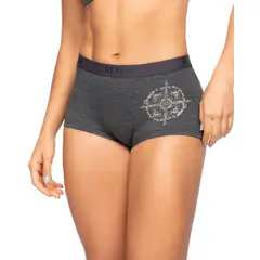 REYMON - Bóxer Tiro Alto En Algodón Estampado Para Mujer Ref. 8010