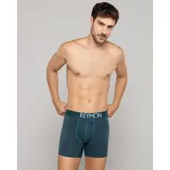 REYMON - Bóxer Semilargo Con Bolsillo De Seguridad Para Hombre Ref3040