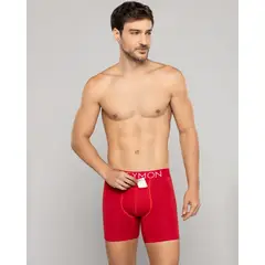 REYMON - Bóxer Semilargo Con Bolsillo De Seguridad Para Hombre Ref3040