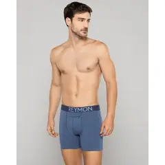 REYMON - Bóxer Semilargo Con Bolsillo De Seguridad Para Hombre Ref3040