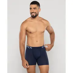 REYMON - Bóxer Semilargo Con Bolsillo De Seguridad Para Hombre Ref3040