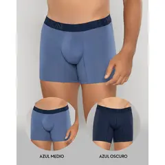 REYMON - Bóxer Básico Semilargo Para Hombre PAQUETE X2 Ref.3099-2