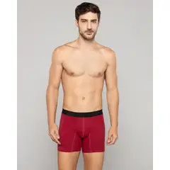 REYMON - Bóxer básico semilargo para hombre