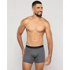 REYMON - Bóxer básico semilargo para hombre