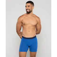 REYMON - Bóxer básico semilargo para hombre