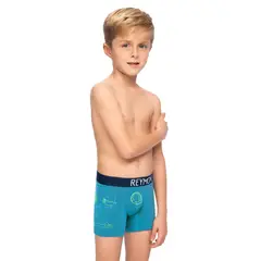 REYMON - Bóxer estampado neon para niño kd