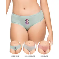 REYMON - Cachetero PAQUETE X3 Para Niña Teen Ref6017-T