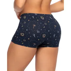 REYMON - Bóxer largo alto full estampado para mujer ref 8023