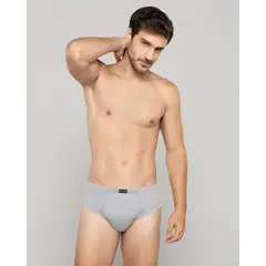 REYMON - Pantaloncillo clásico para hombre con bragueta