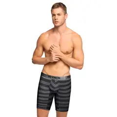 REYMON - Bóxer Largo Rayas Microfibra Para Hombre Ref3027