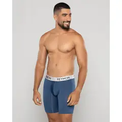 REYMON - Bóxer largo microfibra jacquard para hombre