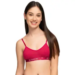 REYMON - Top Tipo Acostumbrador Copas Removibles Para Niña Teen Ref6207-T