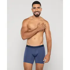 REYMON - Bóxer Básico En Poliéster Semilargo Para Hombre Ref3089