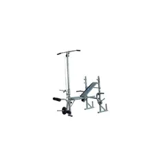 SPORTFITNESS - Banco Polea Alta Pesas - Gimnasio - Gris