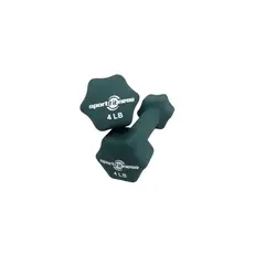 SPORT FITNESS - Par Mancuerna Neopreno 4 Lb Verde Sportfitness