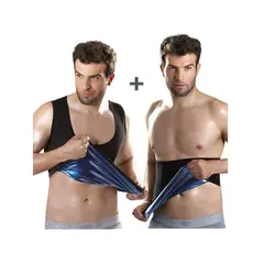 THERMO SHAPERS - Combo cinturilla hombre chaleco hombre osmotex