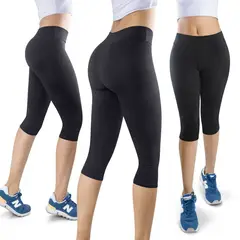 THIN & HAPPY - Combo tres licras abajo de la rodilla mujer.