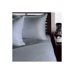 KARYTEX - Juego de Sábanas King Gris Rayas Polialgodón -