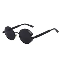 UBMD - Gafas De Sol Goticas Vintage UV400 Negro