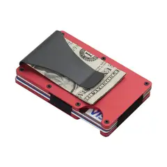 UBMD - Billetera tarjetero hombre aluminio bloqueo rfid