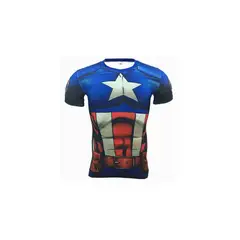 UBMD - Camiseta hombre diseño superhéroe slim fit..