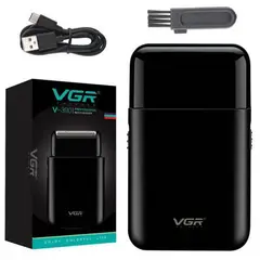 VGR - Maquina afeitadora rasuradora v-390 negro