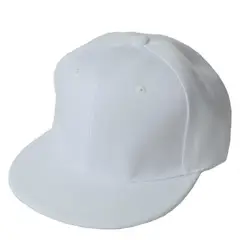 VELBROS - Gorra Plana Snapback Hombre Mujer Originales Deportiva Cachucha Blanco