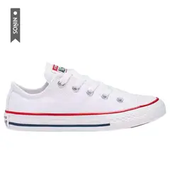 CONVERSE - Tenis niño chuck taylor all star-blanco