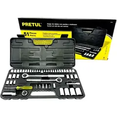PRETUL - Juego de copas 51 piezas trabajo profesional