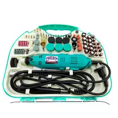 CHICAGO - Mototool 6 vel + guaya flexible + accesorios 211 piezas