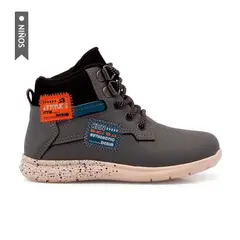 KLIN - Botas Outfit 210018000 Para Niños-Gris Claro