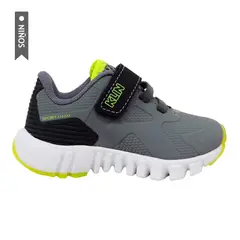 KLIN - Tenis Jump 244025000 Para Niños-Gris Claro