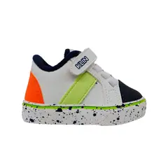KLIN - Tenis Candy Pipoca Para Niños-Blanco/Azul