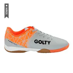 GOLTY - Zapatilla Pro Spectrum Indoor Niño-Gris/Naranja