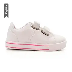 KLIN - Tenis Easy Mood Mix Para Niños-Blanco/Rosa