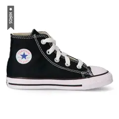 CONVERSE - Tenis Botas Chuck Taylor All Star Infantes-Negro