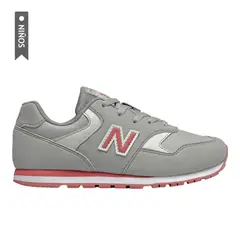 NEW BALANCE - Tenis 393 Para Niños-Gris Claro